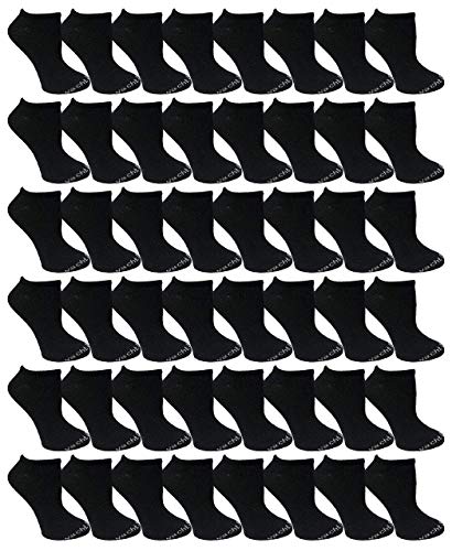 48 Pairs of Yacht & Smith Mens & Womens Thin Low Cut Ankle No Show Bulk Socks