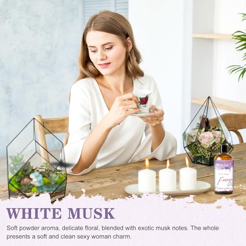 EUQEE 100ML White Musk Fragrance Oil y Patchouli Oil miniatura 6
