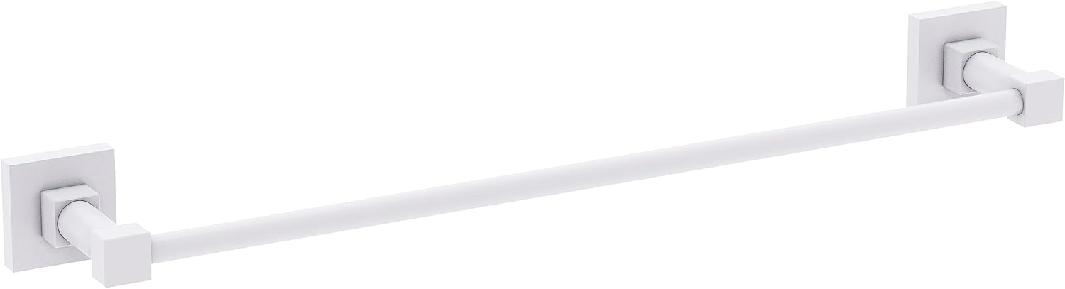 Allied Brass AR-41-18-WHM Argo 18" Towel Bar, Matte White 20 Inch Matte White