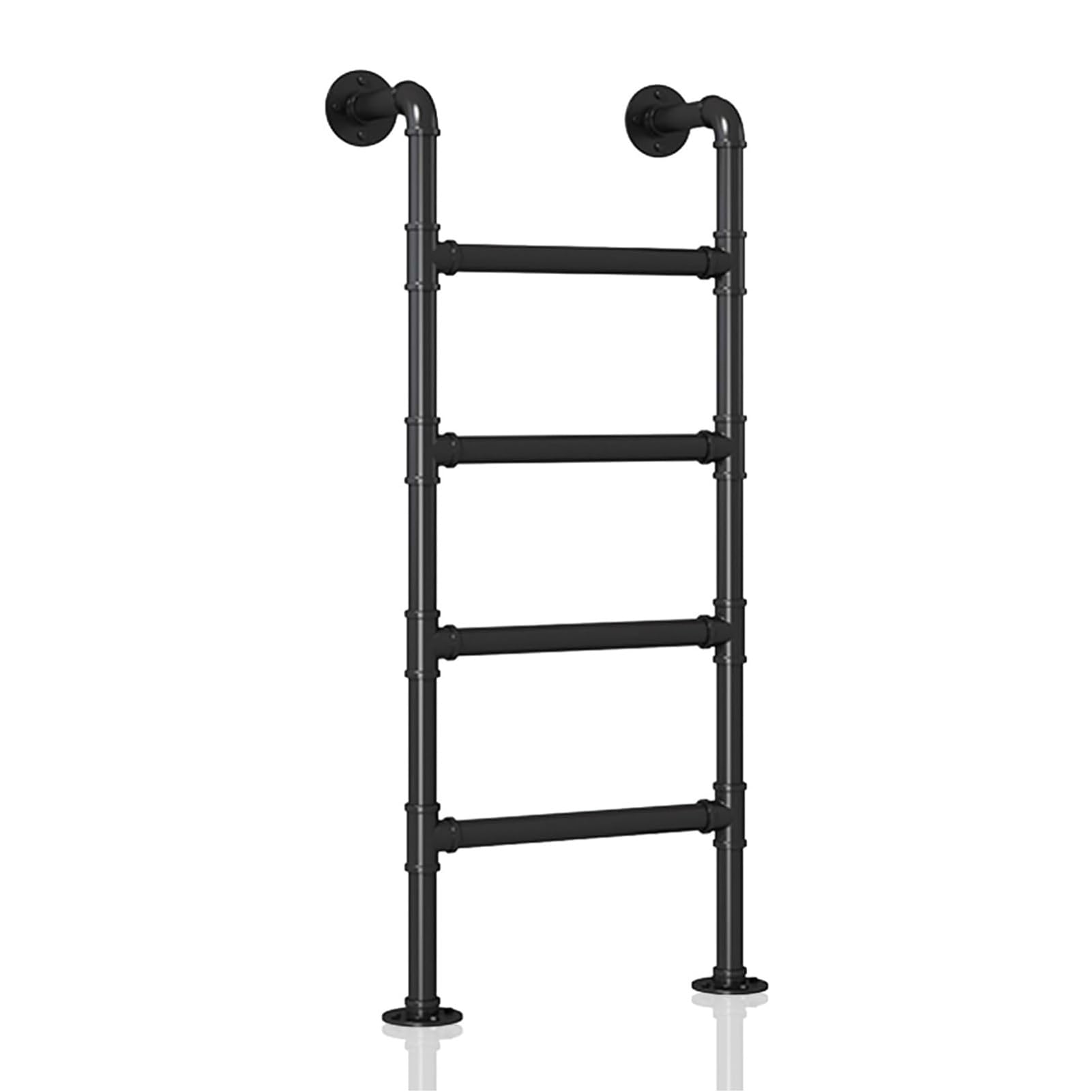 GJMSSMY Egress Ladder Wall Mounted Step Basement Window Well Egress Ladder, Metal Entrance Ladder, Attic Loft Egress Ladder Fire Escape Ladder, Bunk Bed Ladder for Indoor(131cm/52in)