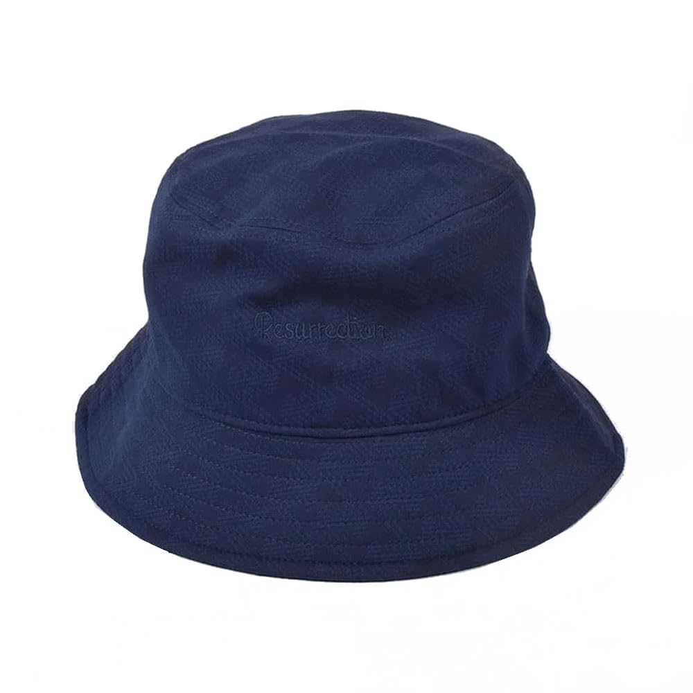 レザレクション 26年新作 シンセティックレザーブリムバケットハット Lサイズ Resurrection - 【26SS】 SYNTHETIC LEATHER BRIM BUCKET HAT