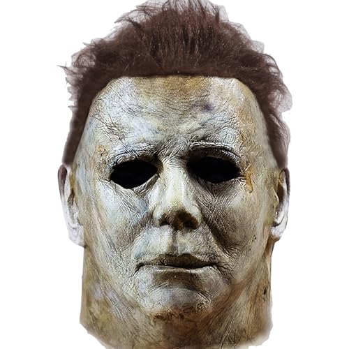 NEVSETPO Scary Halloween Mask for Michael Myers, Classic Killer Mike, Quality Horror Scary Mask for...