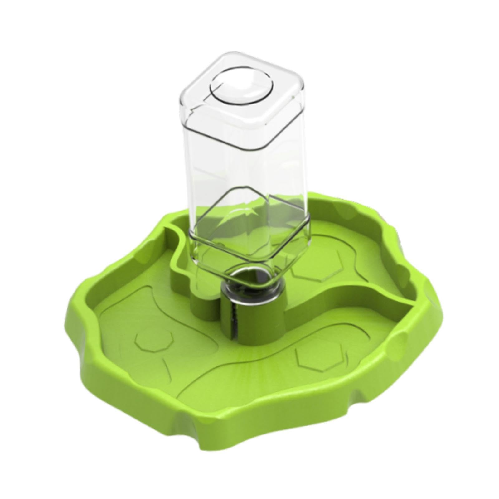 Sharplace Mangeoire pour Reptiles et Accessoires d'aquarium Conteneur Accessoire Polyvalent Mangeoire à Eau pour Reptiles Plat de Nourriture pour, Herbe Verte