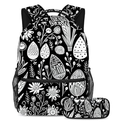 Sac d'école grand volume pour transporter les grands classeurs sans effort avec trousse œufs