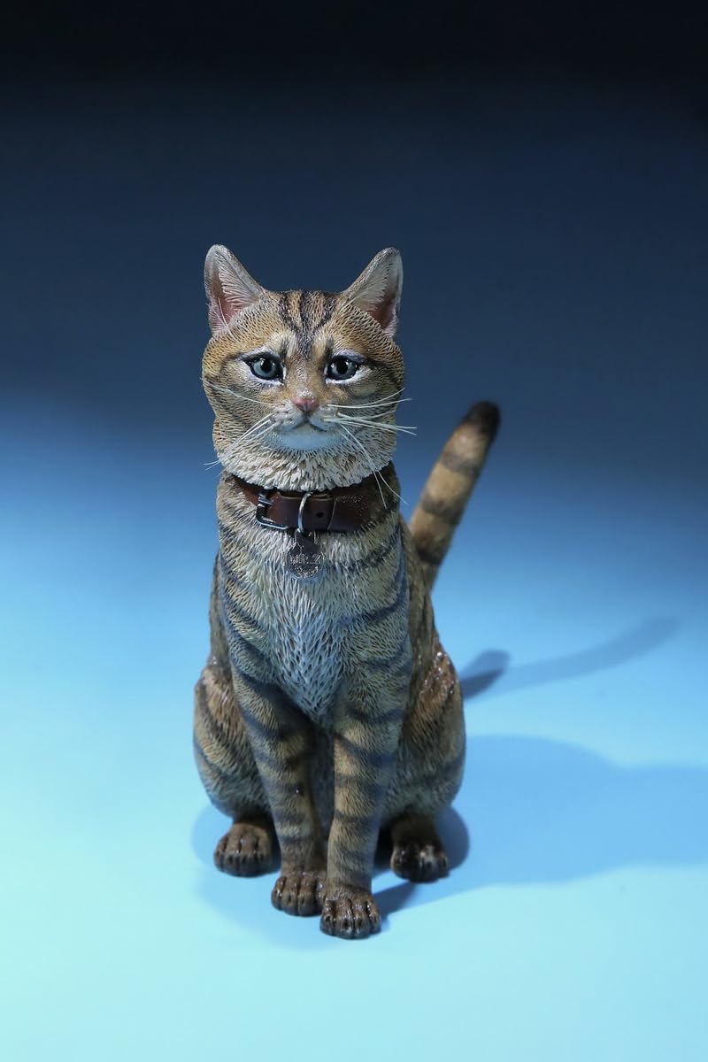 Statue de chat en polyrésine durable AMITD MRZ aux détails complexes