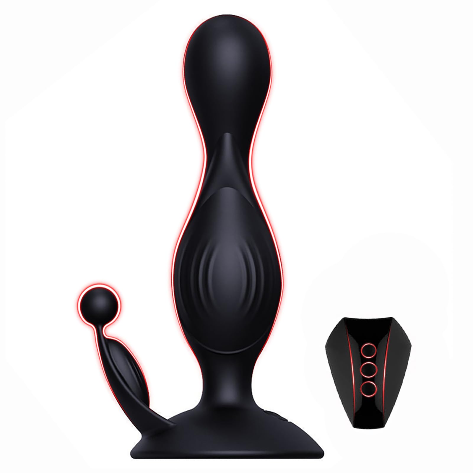 Prostate Massager Vibrating Anal Beads Vibrator with Remote Control Sex Toys for Men and Women with 10 Vibration