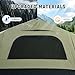 Inflatable Rooftop Tent for Car Truck, 2-3 Person Camping Roof Top Tent with Inflatable Mattress & Ladder for Outdoor Adventure, Easy Set-up, Green