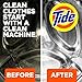 Washing Machine Cleaner by Tide, Washer Machine Cleaner with Oxi for Front and Top Loader Washer Machines, Deep Cleaning Odor Eliminator, 3 Month Supply