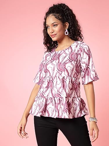 Image of OOMPH! Women's Polyester Regular Fit Shirt