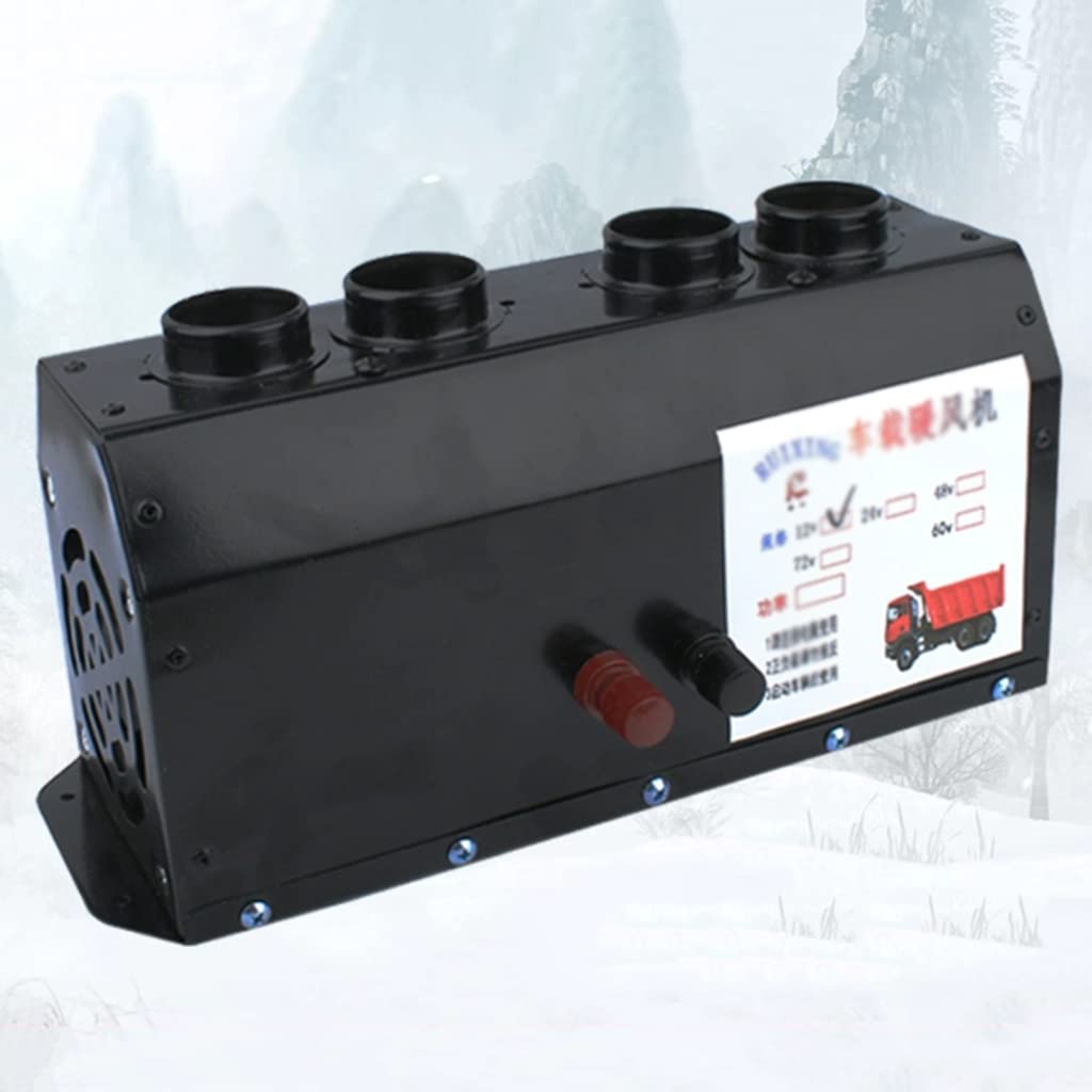 800-1000w Chauffage de Camion En Acier Inoxydable Ensemble de Chauffage Auxiliaire 12v 24v Chauffage de Voiture Automatique à Température Constante 4 Sorties D'air Chauffage / Dégivrage / Désembuage