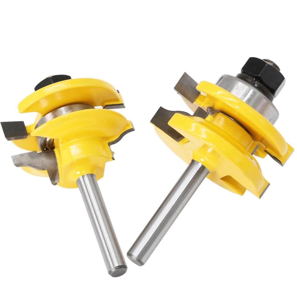 Fraiseuse bois Rail et Stile 1/4" pour ajuster parfaitement vos cadres de portes