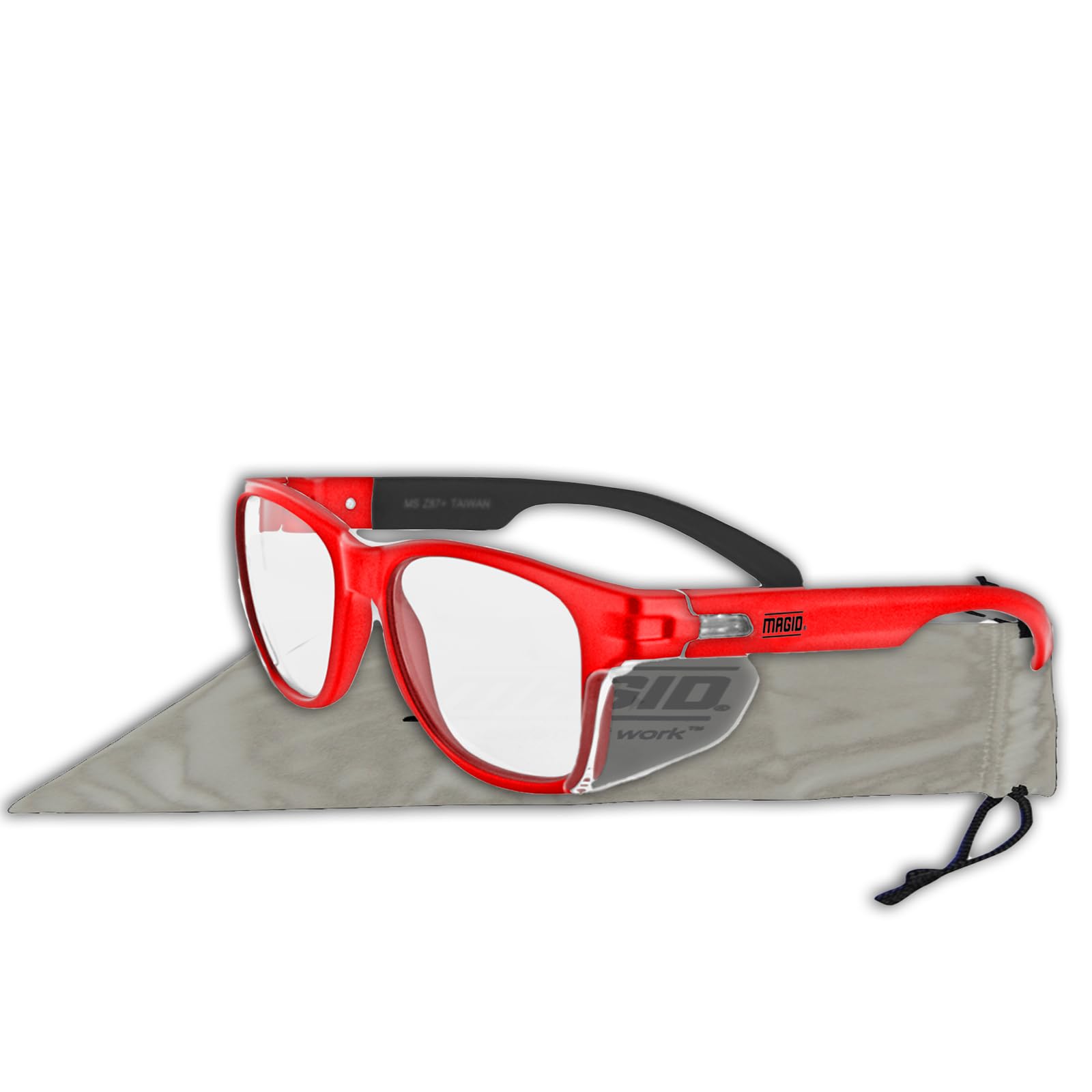 MAGID Gafas de seguridad con protectores laterales