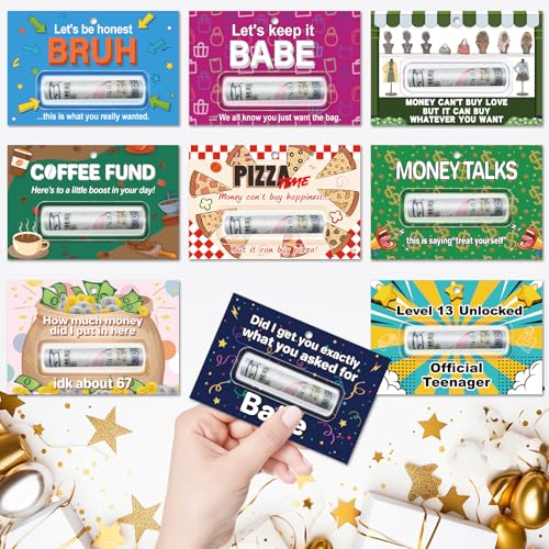9-Pack Money Holder for Gifting Cash Creative Money Gift for Any Occasion