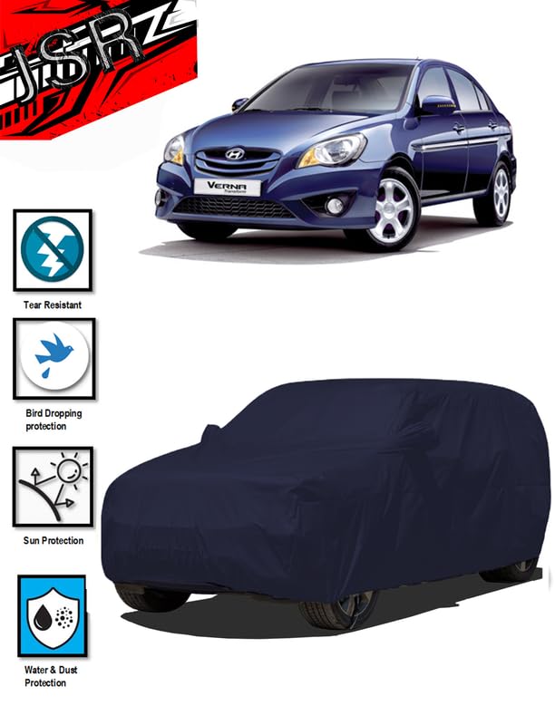 Image of J S R Waterproof Body Car Cover for Hyundai Verna Transform