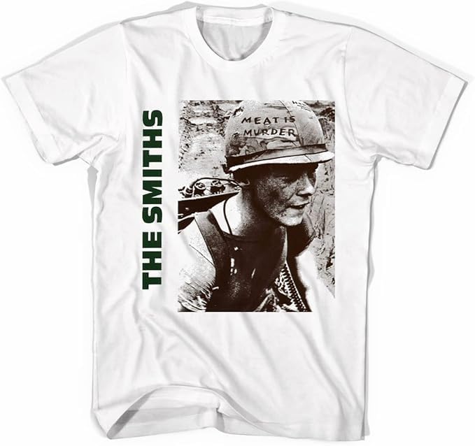 The Smiths Morrissey Meat is Murder White T Shirt UK Seller