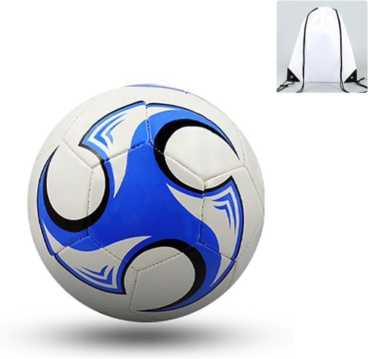 Balón de fútbol Tamaño 3,4,5 PU suave con aguja de bolsa de fútbol para entrenamiento de práctica