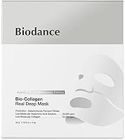 BIODANCE Bio-Collagen Real Deep Mask, Overnight Mask, Pore Eraser Mask, Hydrogel Mask Sheet, Pore Tightening, Hydrating,...