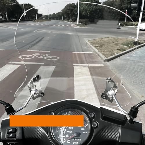 Déflecteur parebrise moto pour AE8 AE6 en verre rigide - 4