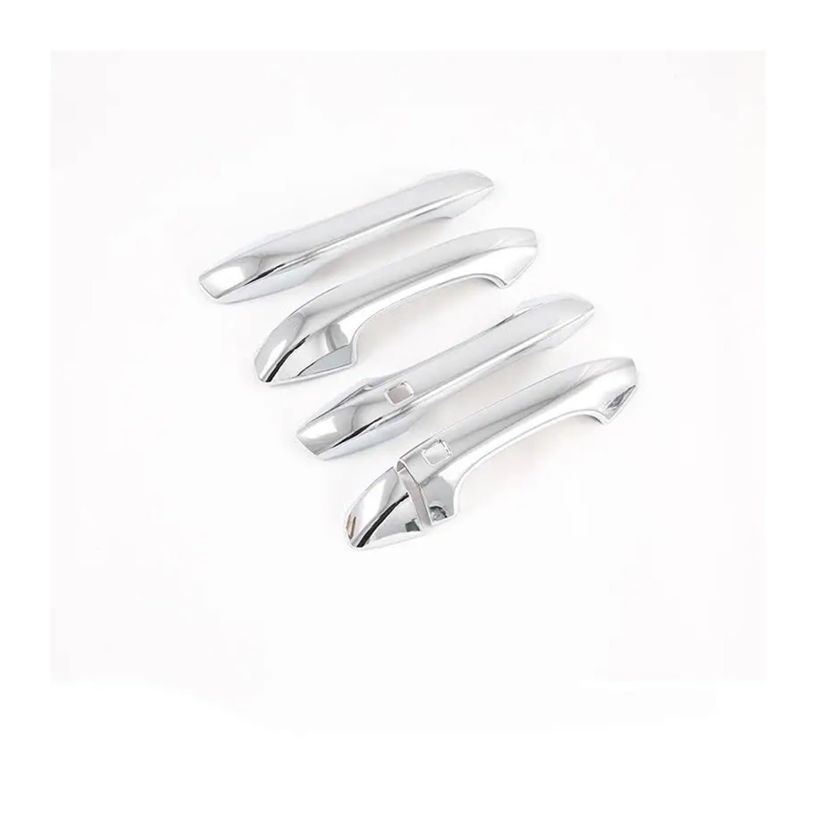 BWJQQJ Car Outer Door Handle for Kia for K5 for Optima 2021 2022 2023 LHD Car Exterior Door Handle Moulding Cover Trim Smarts Keyhole Decor(Silver)