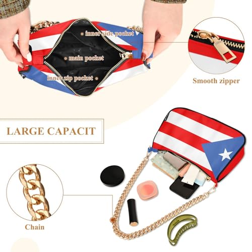 Patriot Flag Shoulder Bag Women Clutch Handbag Date Chain Bag Holiday Birthday4