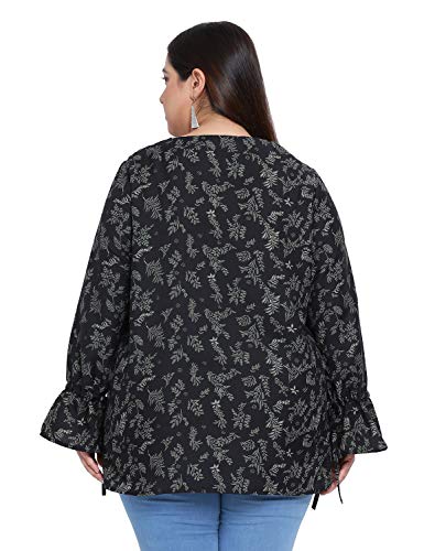 Image of oxolloxo Women Boat Neck Long Sleeves Printed Tops