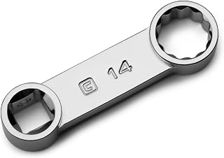 Capri Tools 0.9cm(3/8인치) 드라이브 14mm 토크 어댑터, 12포인트 박스 엔드