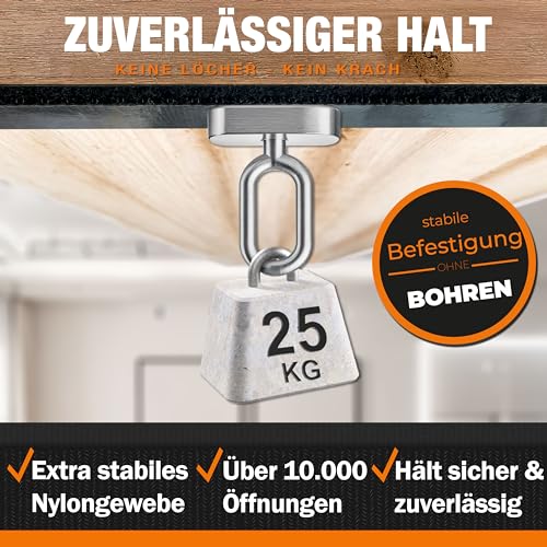 Klettband Selbstklebend Extra Stark Outdoor & Indoor 20mm x 5m weiß (3M Markenkleber), Klett I Klettverschluss Klebeband, Tape für DIY, Basteln, Haushalt, Nähen...ToolTopia Handwerksqualität