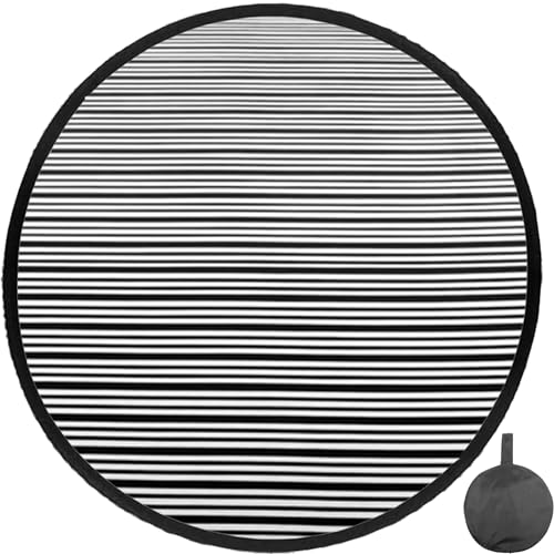 HiYi Dent Repair Line Dent Foldable Lined Dent Reflector Board Cloth Portable Flexible Reflector Line Board Scratch for Dent Remover Automotive Dent Fix Tools Dent Panel Striped Light Board (35CM)