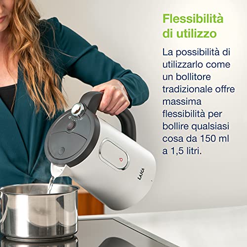 Bollitore elettrico LAICA Dual Flo - Erogatore di