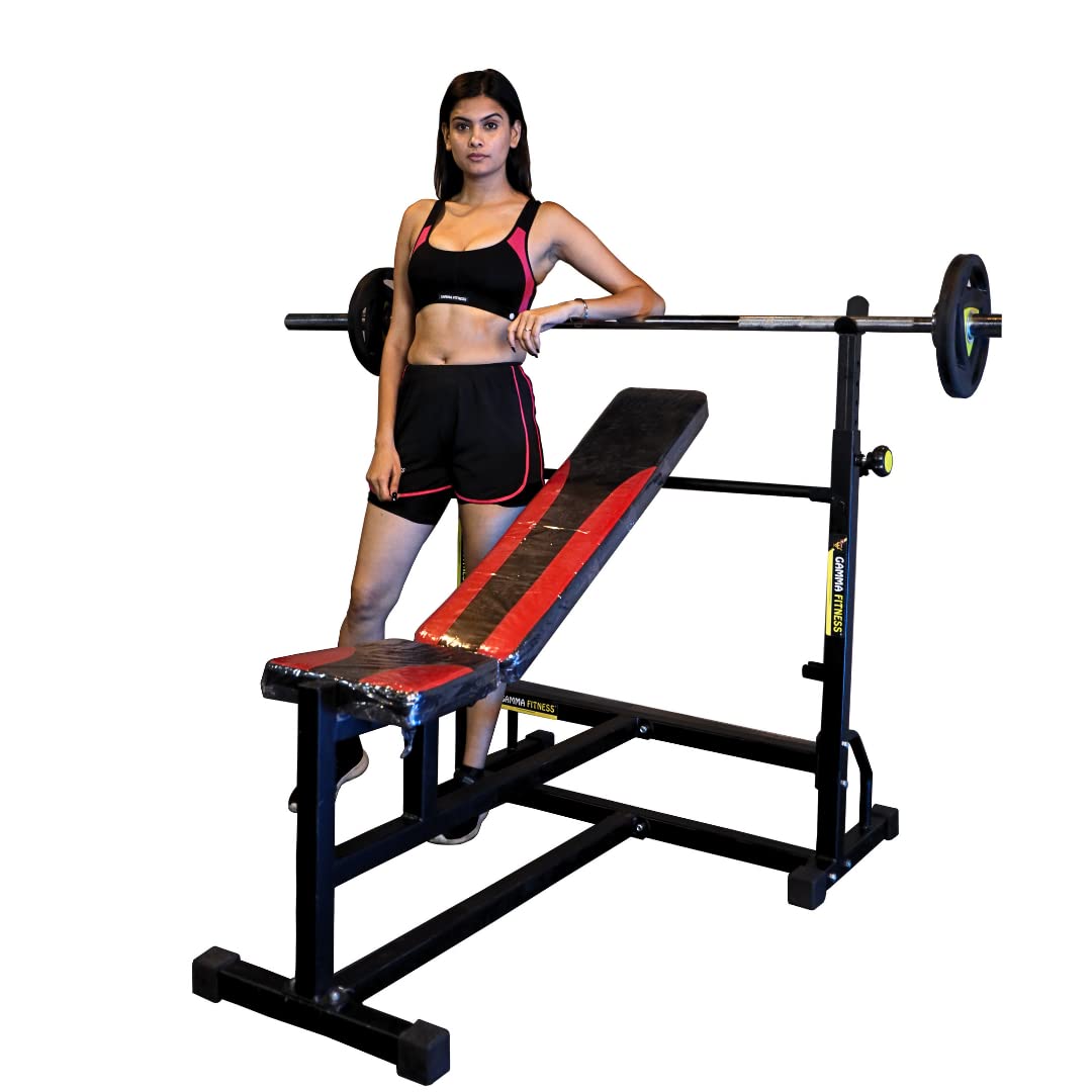 GAMMA FITNESS MB-125 Multi Adjustable Incline/Flat/Decline Home Gym Bench Press - Gym Size Bench For Heavy Usage (B0B9NYFZBQ) Amazon Price History, Amazon Price Tracker