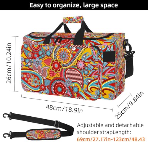 Sac d'entraînement 30L compact avec compartiments cœurs roses - 4