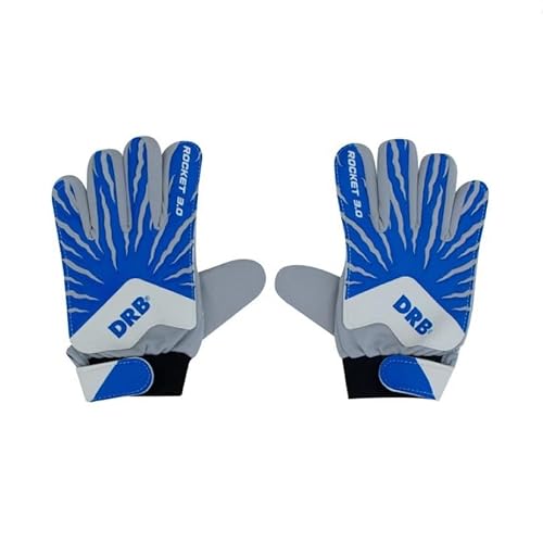 Luva De Goleiro Infantil E Juvenil Resistente Confortável (Cinza, Pequeno)