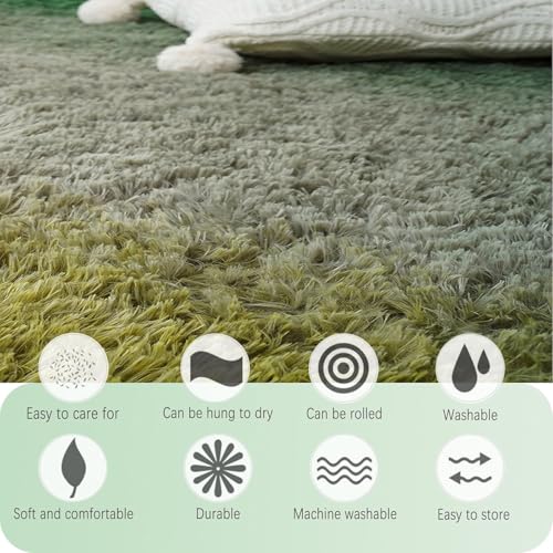 Tapis de salon moderne ne perd pas ses poils pour sol glissant