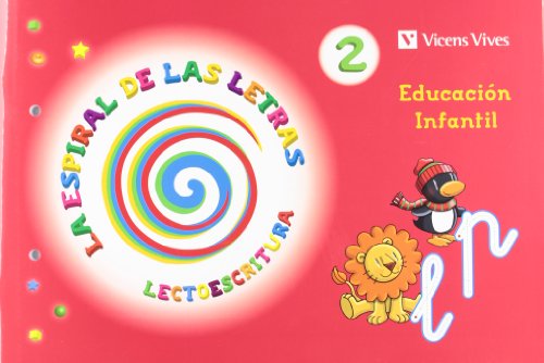 Portada de La Espiral De Las Letras. Lectoescritura 2