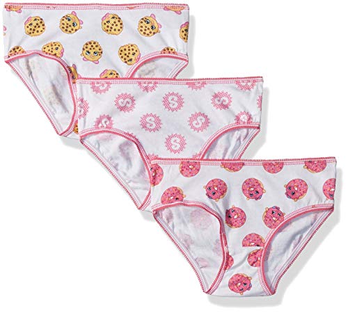 Intimo Girls' Big Shopkins 3 Pk Briefs-Cookie & Donut