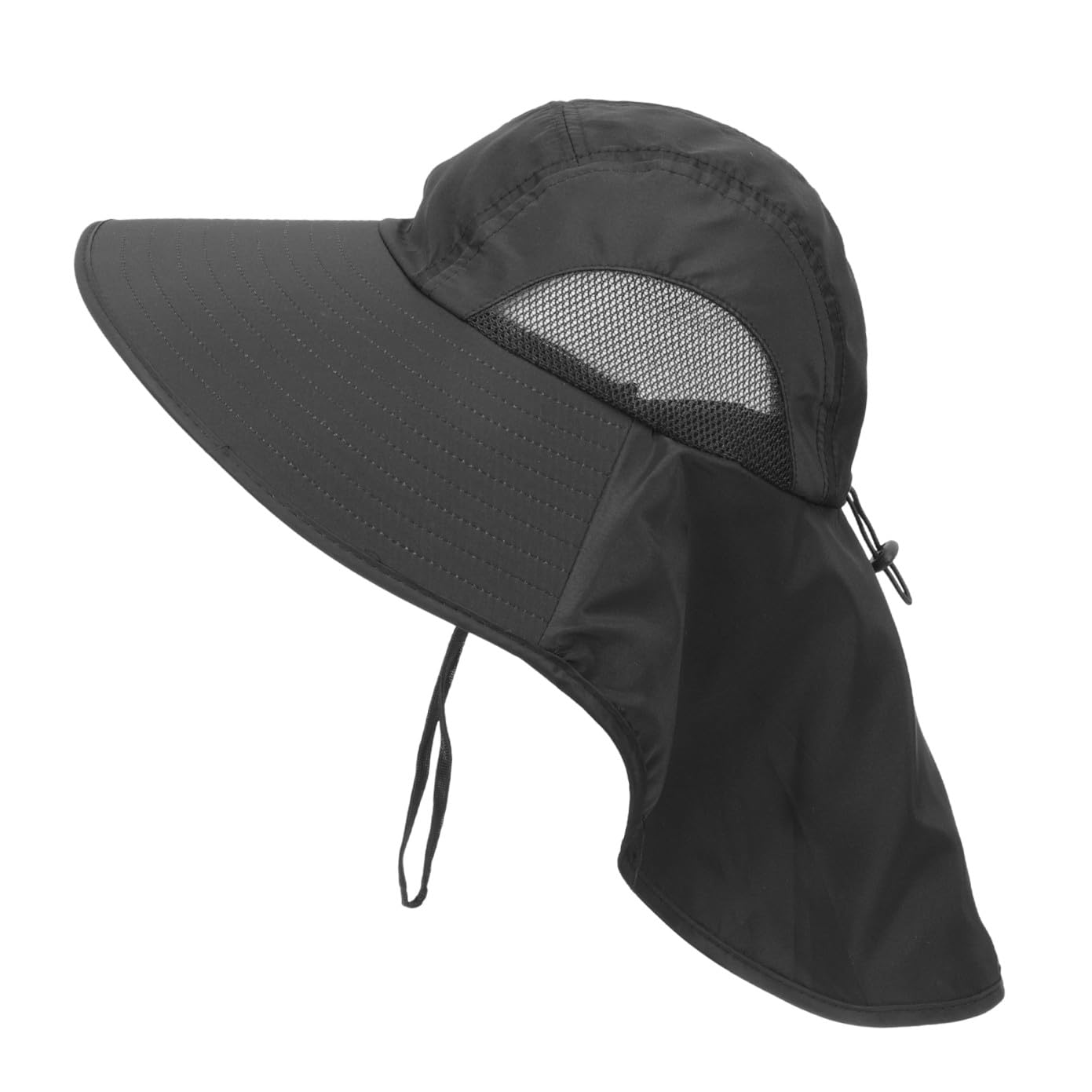 Abaodam Sonnenhut für Uv Schutz Großer Krempe Faltbare Strandkappe für Outdoor Aktivitäten Atmungsaktive Sommermütze mit Nackenschutz für Reisen