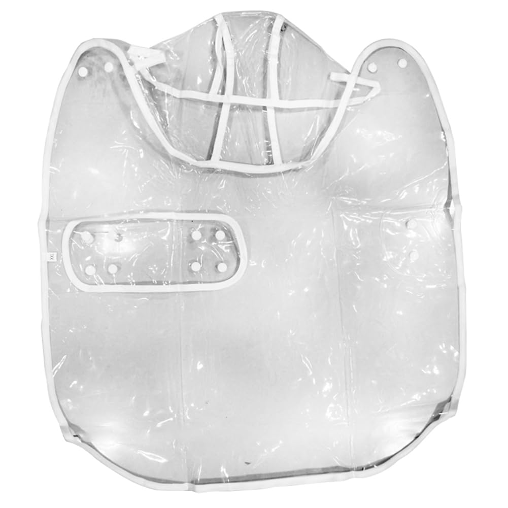 Spactz L-Pet Dog Puppy Transparent Rainwear Raincoat Pet Hooded Waterproof Jacket Clothes Soft Dog Raincoat Puppy Rain Poncho Durable