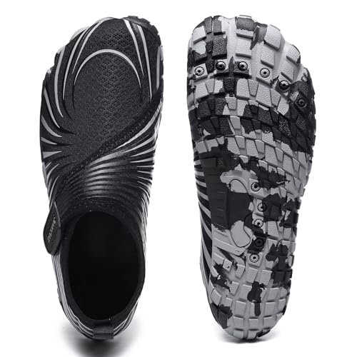 Jakcuz Athletic Water Shoes for Women Men Quick Dry Upstream Swimming Diving Beach Sport Walking Fashion Sneakers4