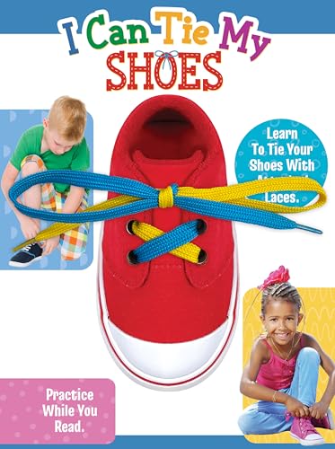 Little Hippo Books I Can Tie My Shoes Preschool Activity Books for Kids Ages 3-5 | Books for Kids and Pre K Activity Books Ages 3-4 & 4-5 | ... (Brilliant Baby® Early Learning Collection)