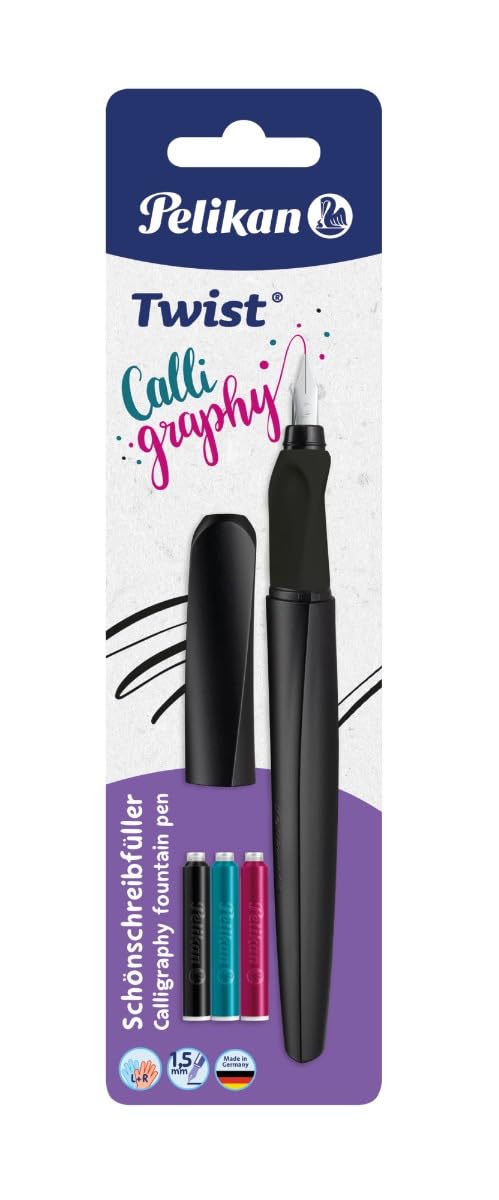 Pelikan Füllhalter Twist Kalligrafie P457 1,5mm Schwarz In Faltschachtel | Stifte & Patronen