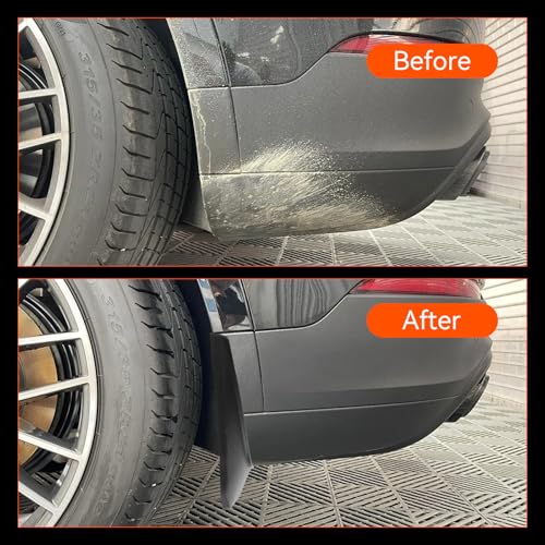 Image of Runmade Upgrade Tesla Model Accessories - Mud Flaps [No Drilling Required] All-Weather Mud Guard Body Kits for Tesla 2022-2025 Model X (2022-2025 Model X)