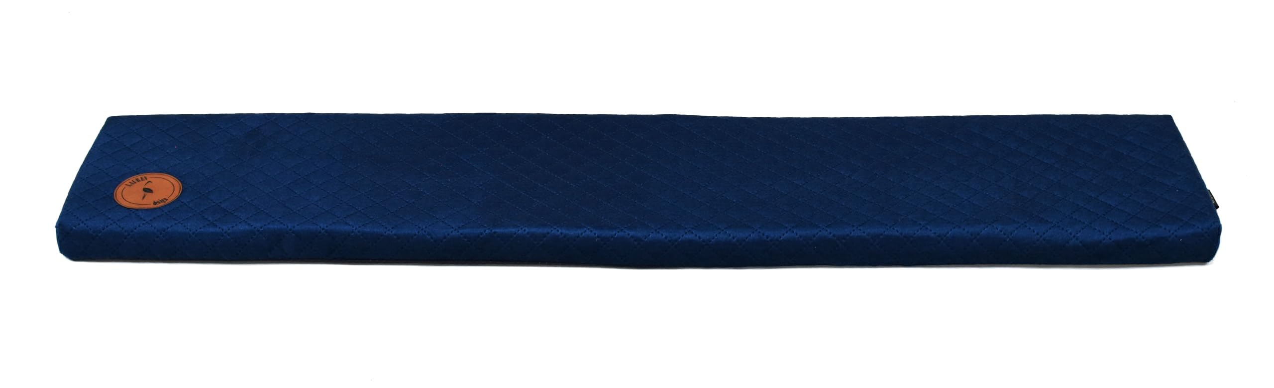 Prime Cat Window Lounger for Cats, Window Sill with a Non-Slip Back, Cat Bed Window Sill 50cm x 20cm Made in the European Union (Dark Blue Diamond, 100 x 20 x 3 cm)