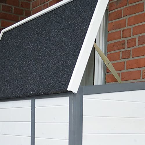 BB Loisir Cage Clapier Extérieur pour Lapins 122x42,5x104 cm Modèle- Miette 081 Gris-Blanc, L 122.00 x l 42.00 x H 104.00 cm