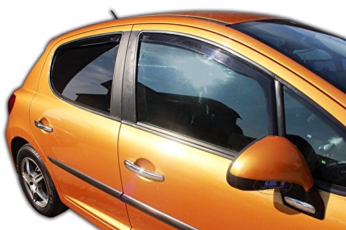 Deflettori compatibile per Peugeot 207, G + D