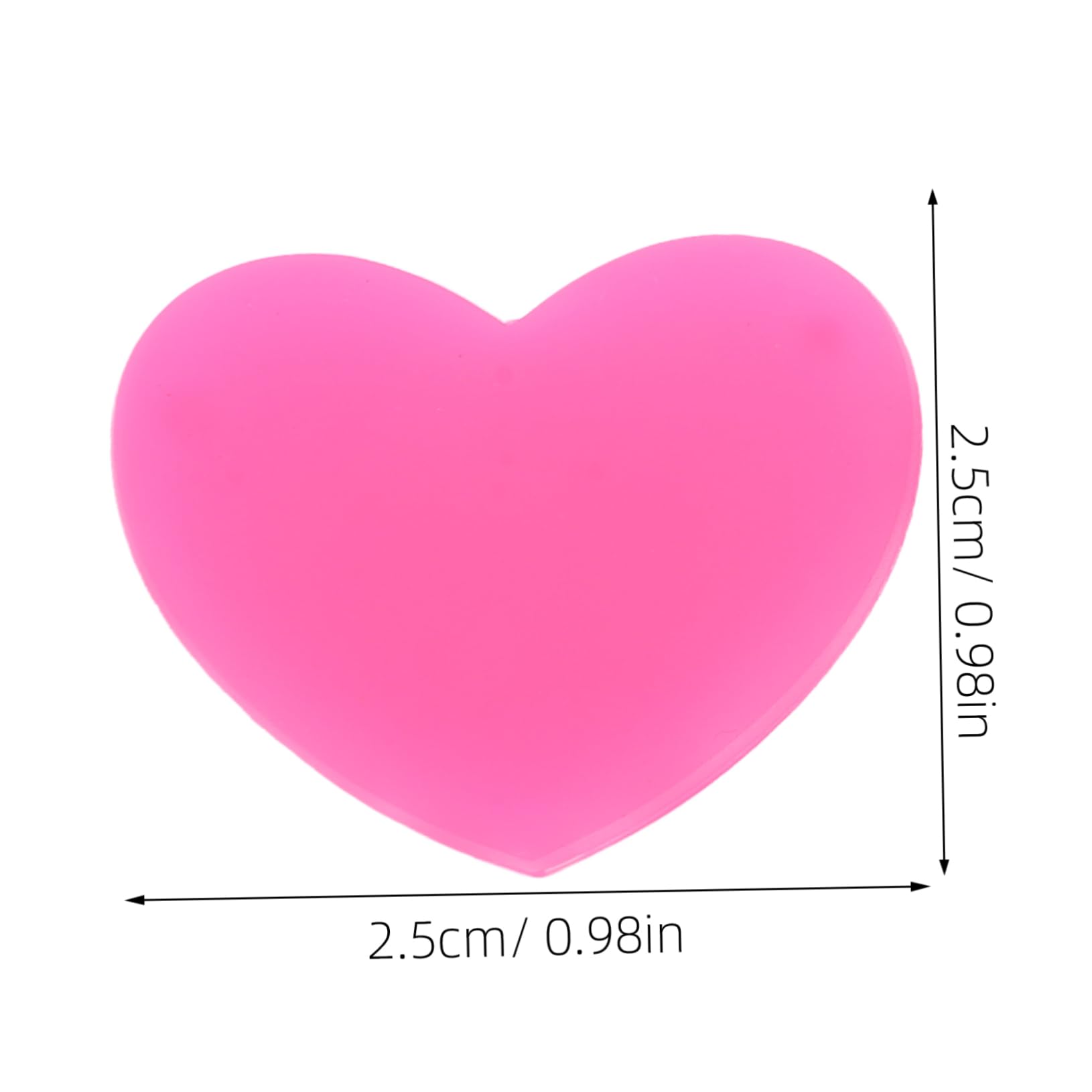 ibasenice Silicone Tennis Racket Dampeners 6 Pcs Heart Shape Absorbers for Tennis Racket Vibration Dampener