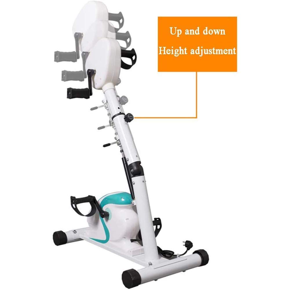 Tapis roulant Pieghevoli Pedale Elettrico per Esercizi, Cyclette stazionaria, Altezza Regolabile per Riabilitazione Fitness Indoor per Braccia e Gambe