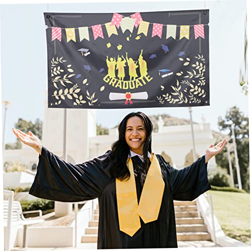 Abaodam 5 Unidades Da Temporada De Formatura Pano De Fundo Da Festa De Formatura Banner De Pano De F