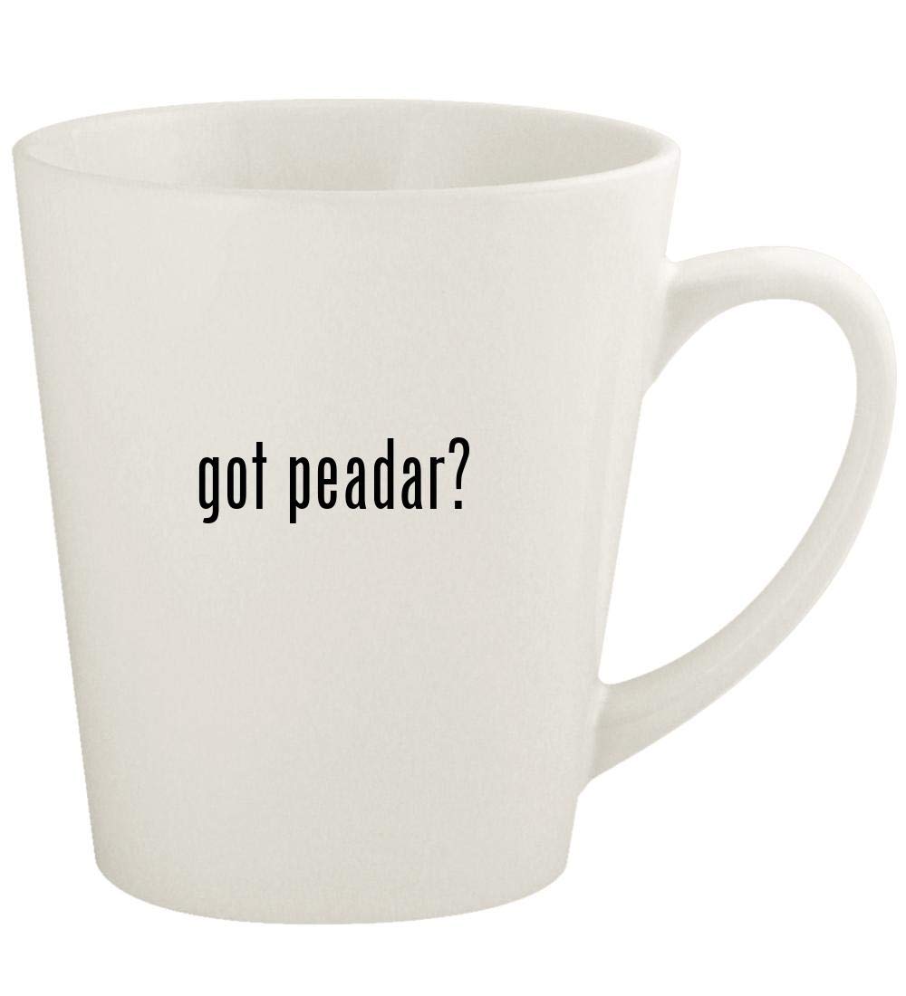 got peadar? - 12oz Ceramic Latte Coffee Mug Cup, White