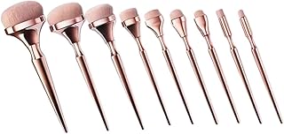 OSALADI 9 unids Rosa Oro Maquillaje Cepillo P...