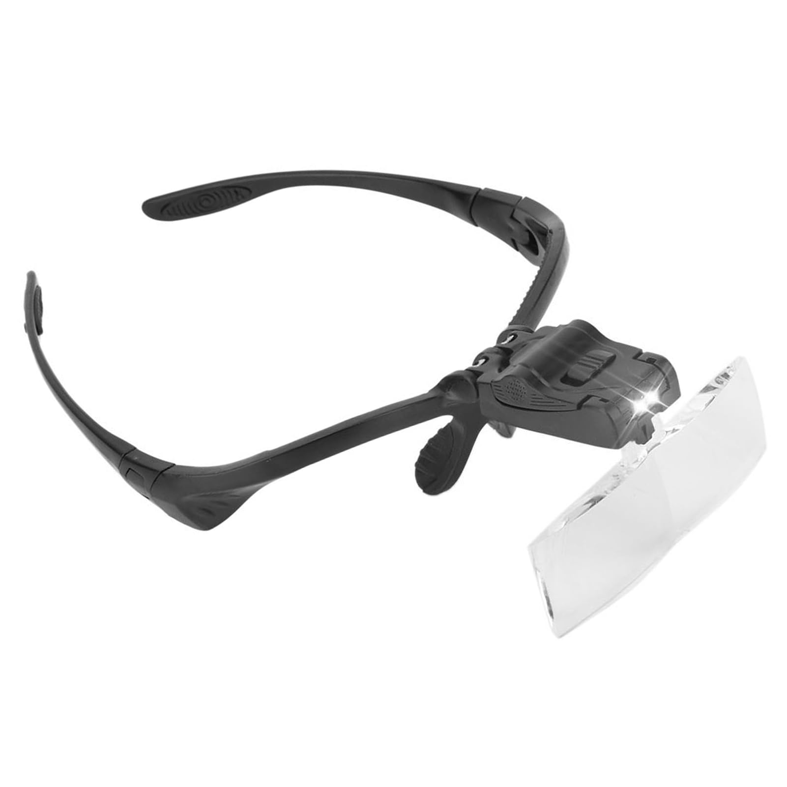 Lente D'ingrandimento per Ciglia, ANGGREK Lunette Loupe Lente D'ingrandimento per Archetto con Lampada a 5 Lenti per Estensione delle Ciglia Uso del Tatuaggio Lente D'ingrandimento per la Testa